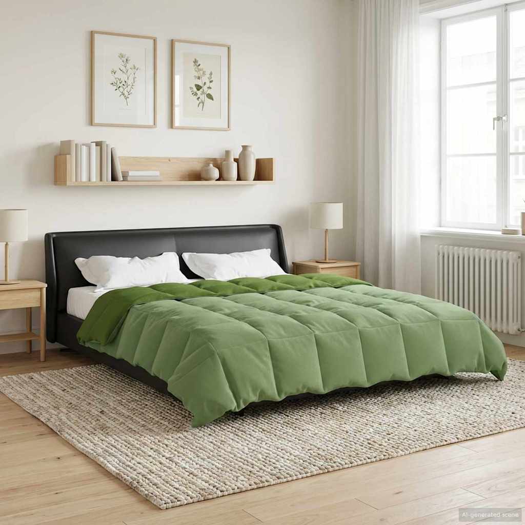 Duvet Invernale 200 x 240 cm Inverno Verde Traspirante