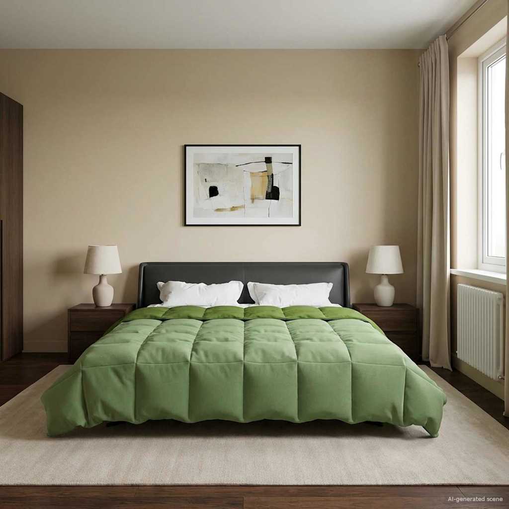 Duvet Invernale 200 x 240 cm Inverno Verde Traspirante