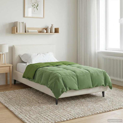 Duvet Invernale 155 x 220 cm Inverno Verde Traspirante