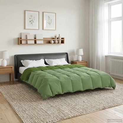 Duvet Invernale 220 x 240 cm Inverno Verde Traspirante