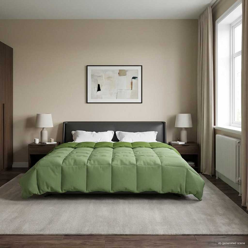 Duvet Invernale 220 x 240 cm Inverno Verde Traspirante