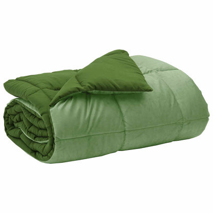Duvet Invernale 220 x 240 cm Inverno Verde Traspirante