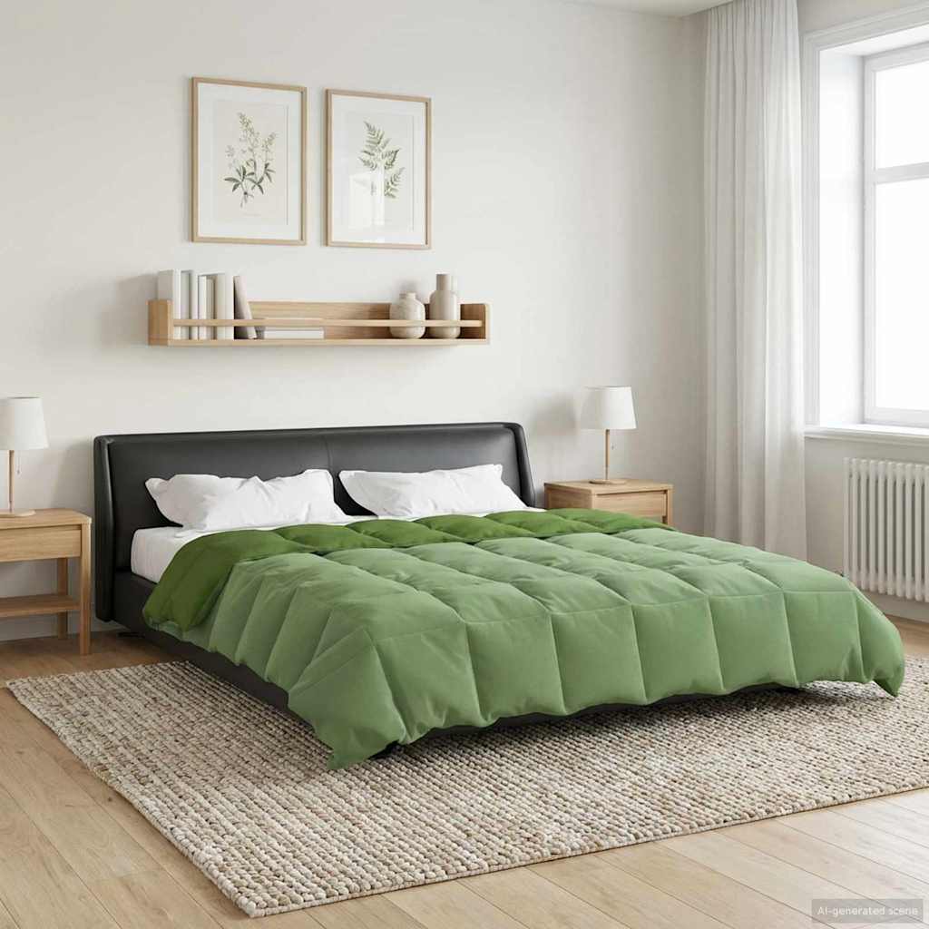 Duvet Invernale 220 x 260 cm Inverno Verde Traspirante
