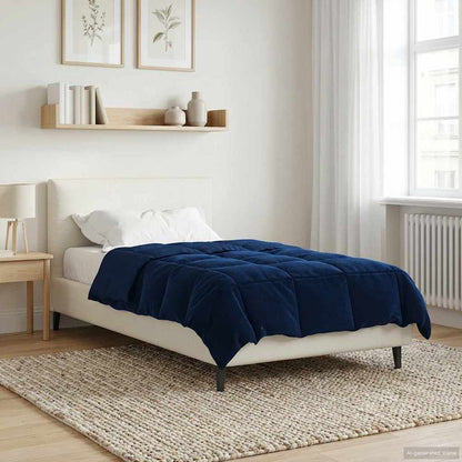 Duvet Invernale 135 x 200 cm Inverno Blu Scuro Traspirante
