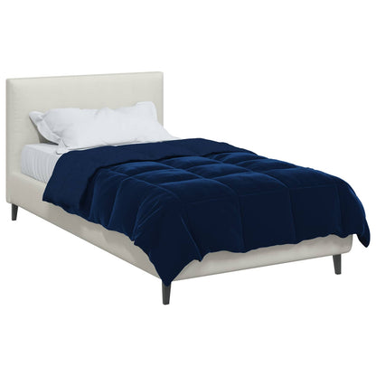 Duvet Invernale 135 x 200 cm Inverno Blu Scuro Traspirante