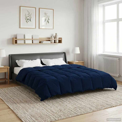 Duvet Invernale 200 x 240 cm Inverno Blu Scuro Traspirante