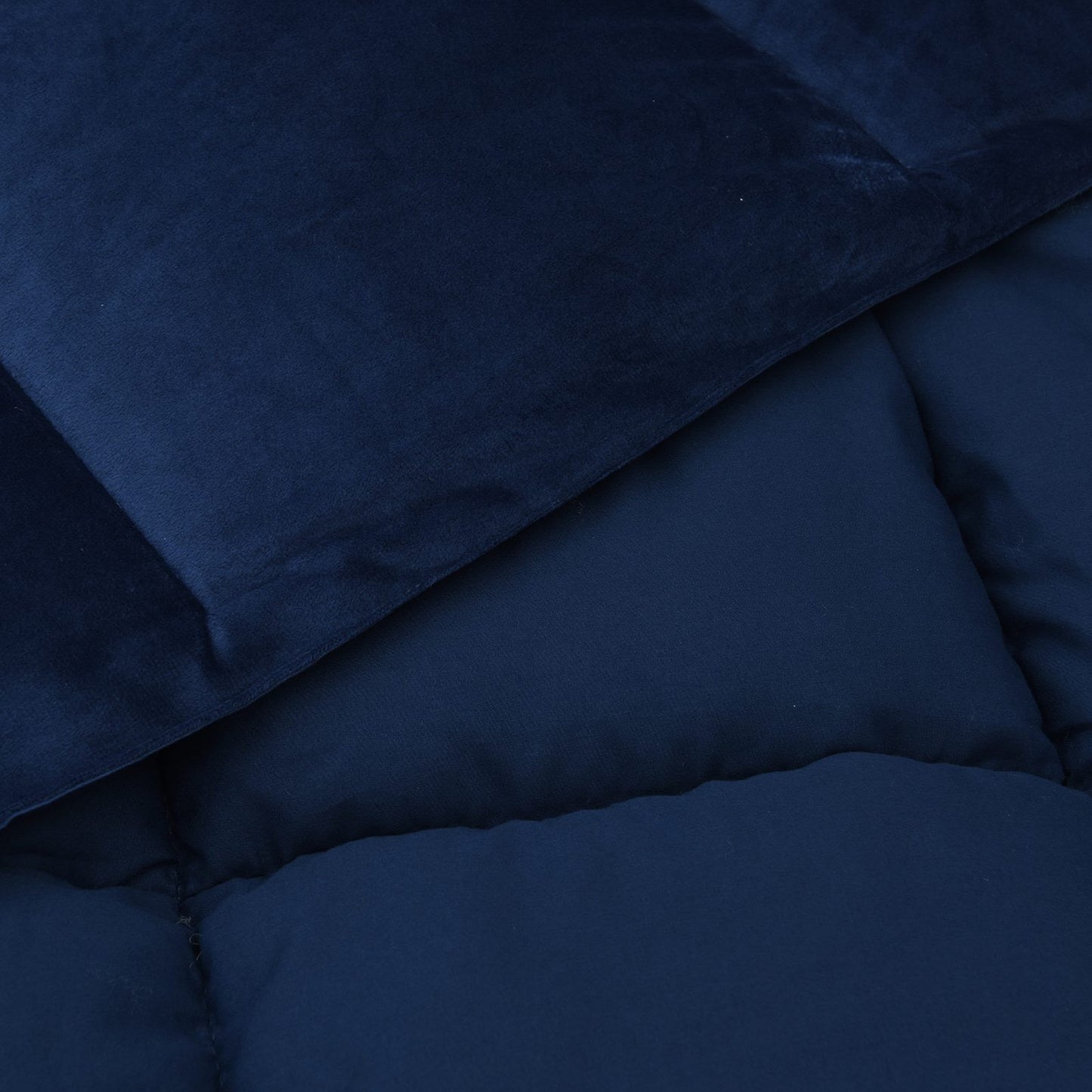 Duvet Invernale 155 x 220 cm Inverno Blu Scuro Traspirante
