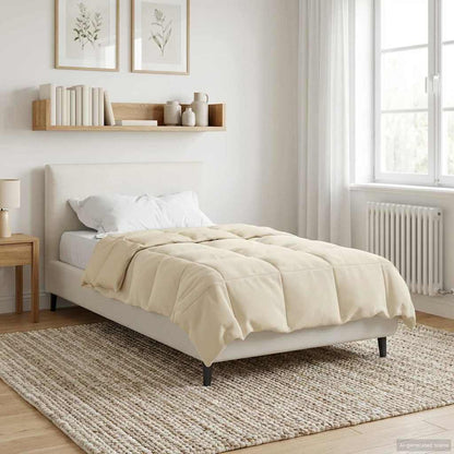 Duvet Invernale 135 x 200 cm Inverno Crema Traspirante