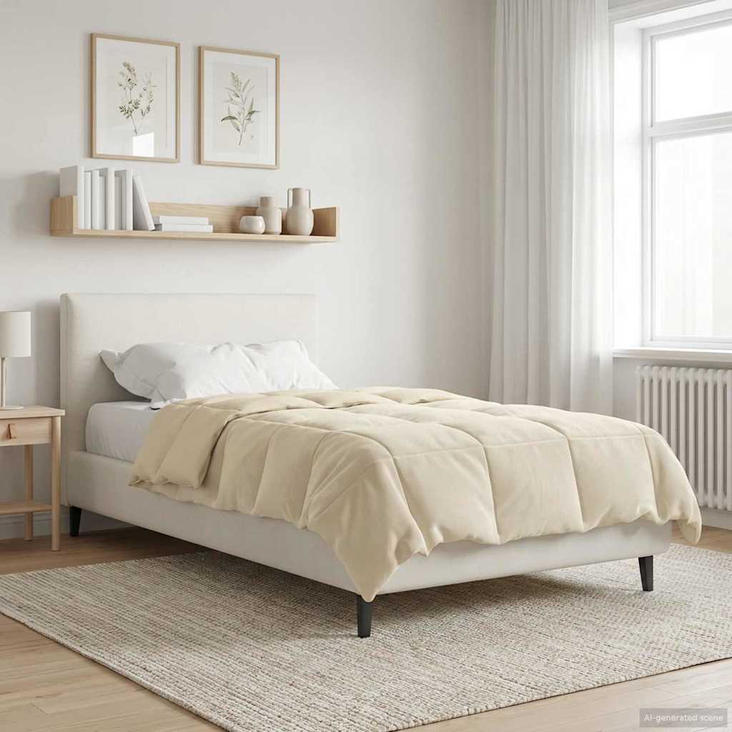 Duvet Invernale 155 x 200 cm Inverno Crema Traspirante