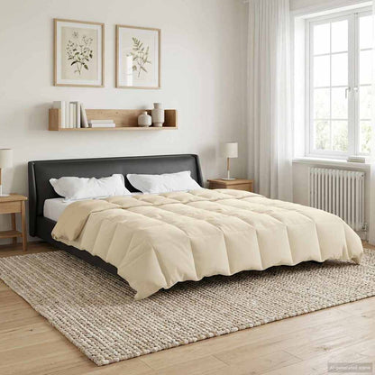 Duvet Invernale 200 x 200 cm Inverno Crema Traspirante