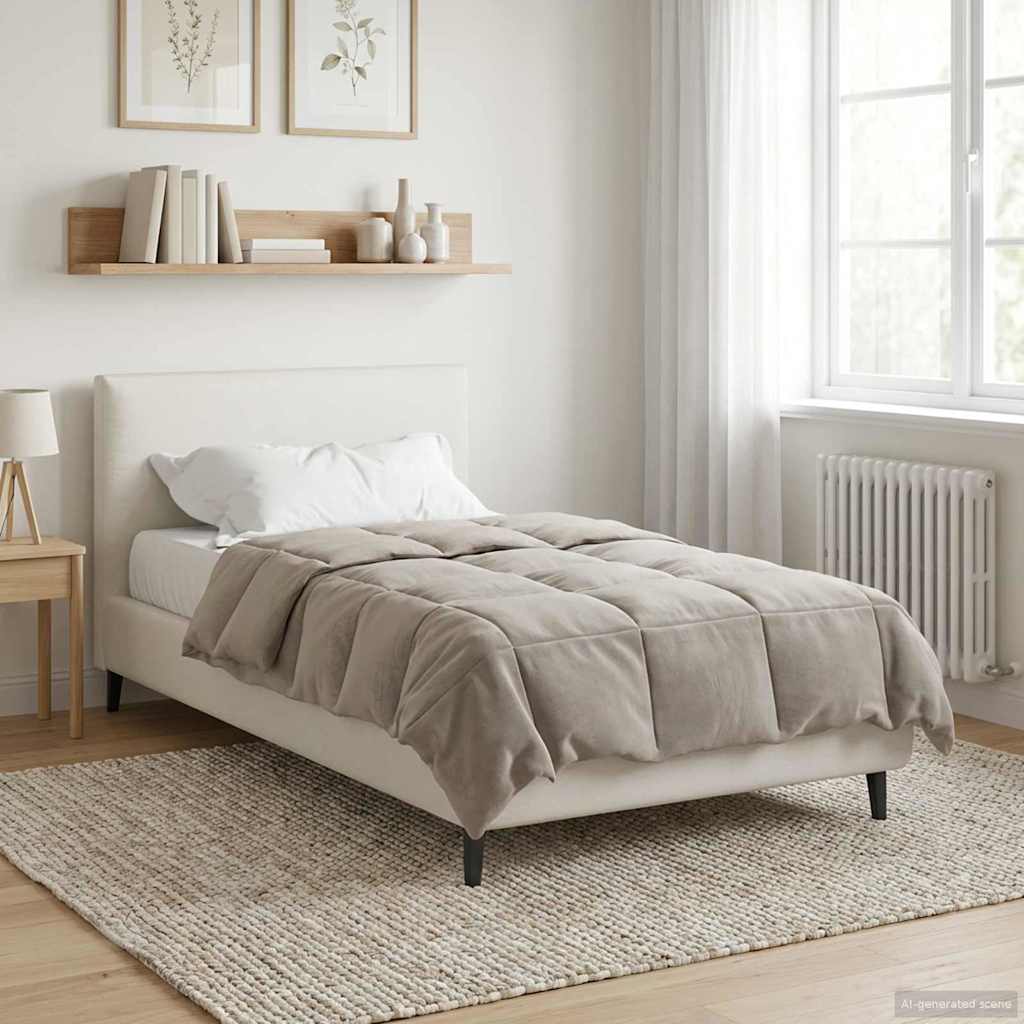Duvet Invernale 140 x 220 cm Inverno Crema Traspirante