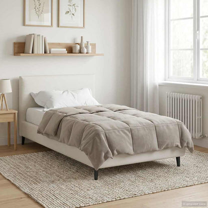 Duvet Invernale 140 x 220 cm Inverno Crema Traspirante