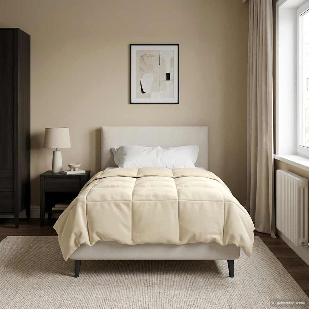 Duvet Invernale 140 x 220 cm Inverno Crema Traspirante