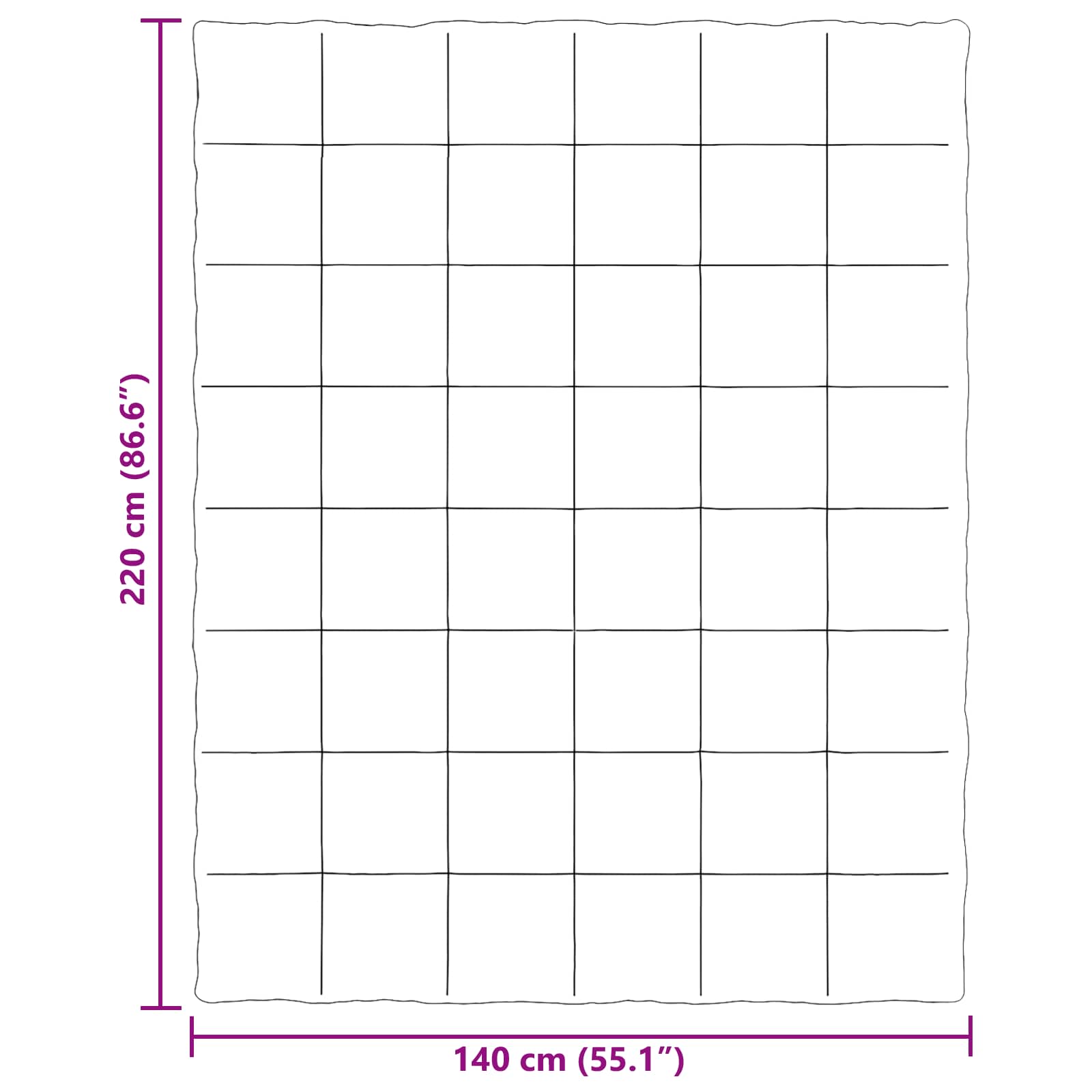Duvet Invernale Trapuntato Crema 140 x 220 cm Microfibra | homemem39