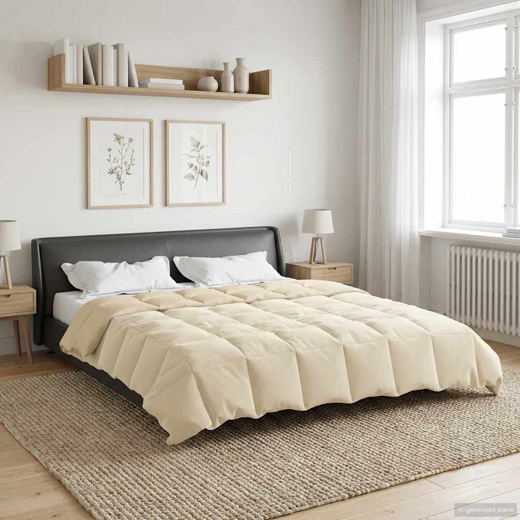 Duvet Invernale 220 x 240 cm Inverno Crema Traspirante