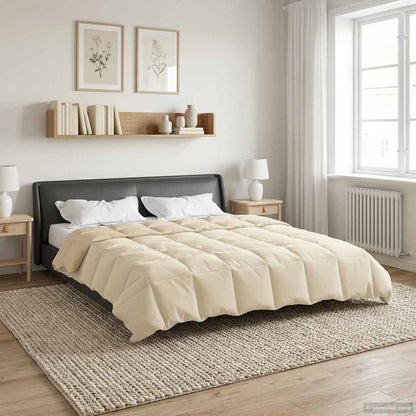 Duvet Invernale 220 x 260 cm Inverno Crema Traspirante