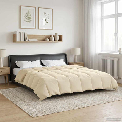 Duvet Invernale 240 x 260 cm Inverno Crema Traspirante