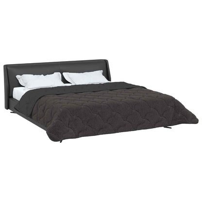 Piumino Letto Estivo 200 x 200 cm Estate Antracite Traspirante