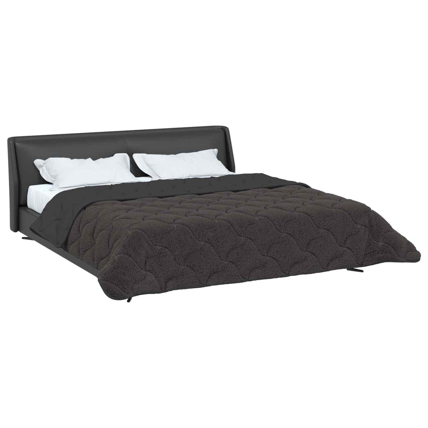 Piumino Letto Estivo 200 x 220 cm Estate Antracite Traspirante