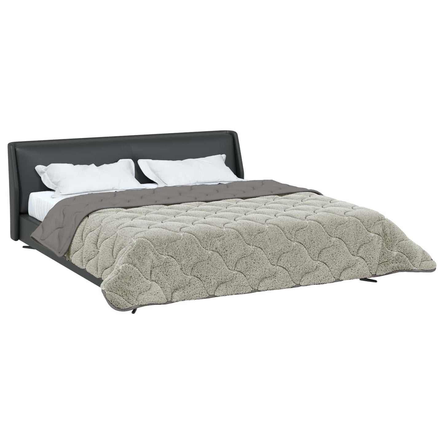 Piumino Letto Estivo 240 x 260 cm Estate Grigio chiaro
