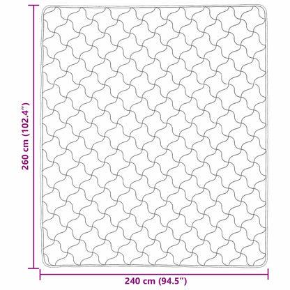 Piumino Letto Estivo 240 x 260 cm Estate Grigio chiaro