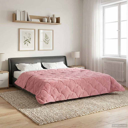 Piumino Letto Estivo 200 x 240 cm Estate Rosa Traspirante