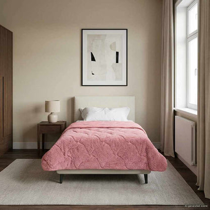 Piumino Letto Estivo 135 x 200 cm Estate Rosa Traspirante