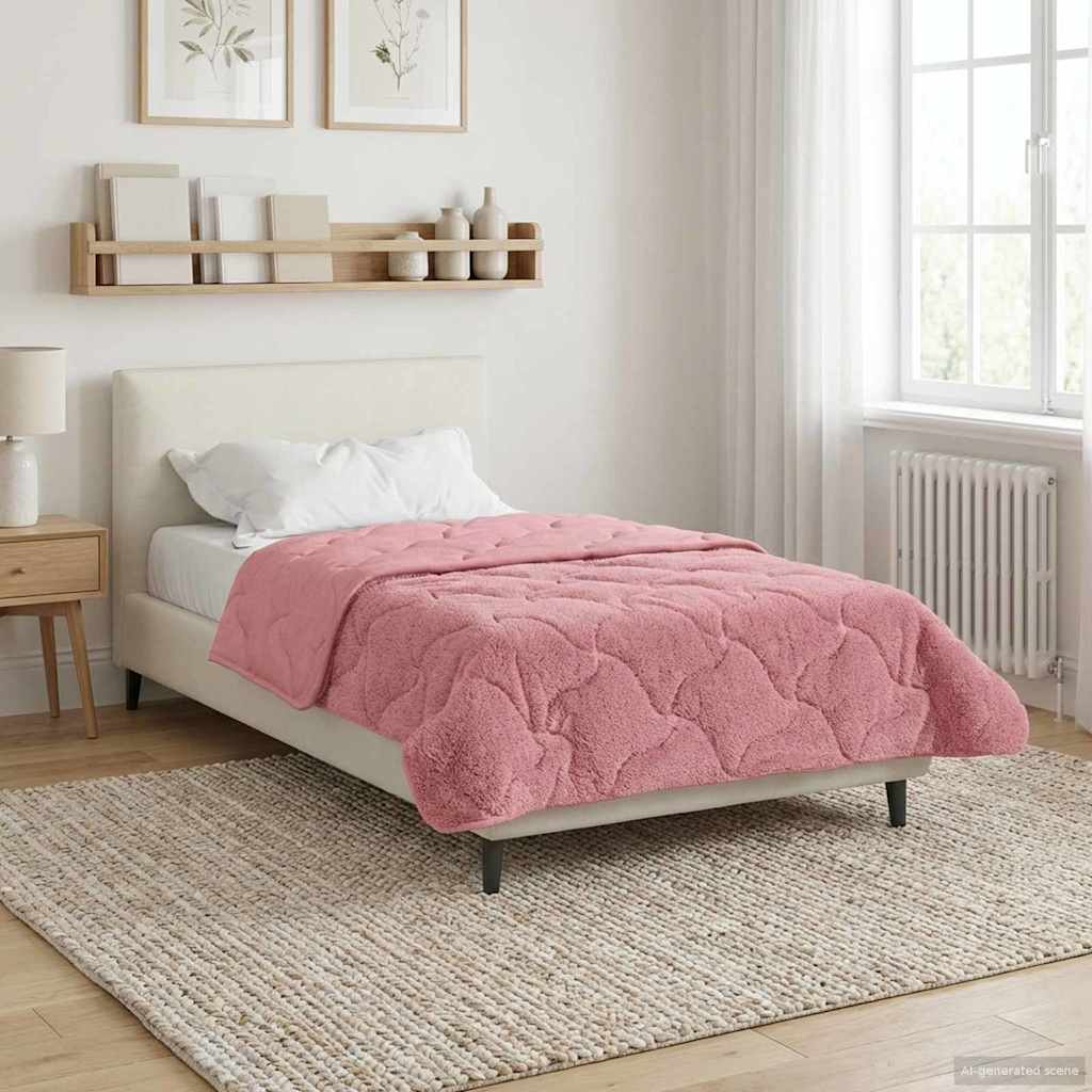 Piumino Letto Estivo 140 x 220 cm Estate Rosa Traspirante