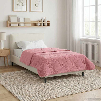 Piumino Letto Estivo 140 x 220 cm Estate Rosa Traspirante