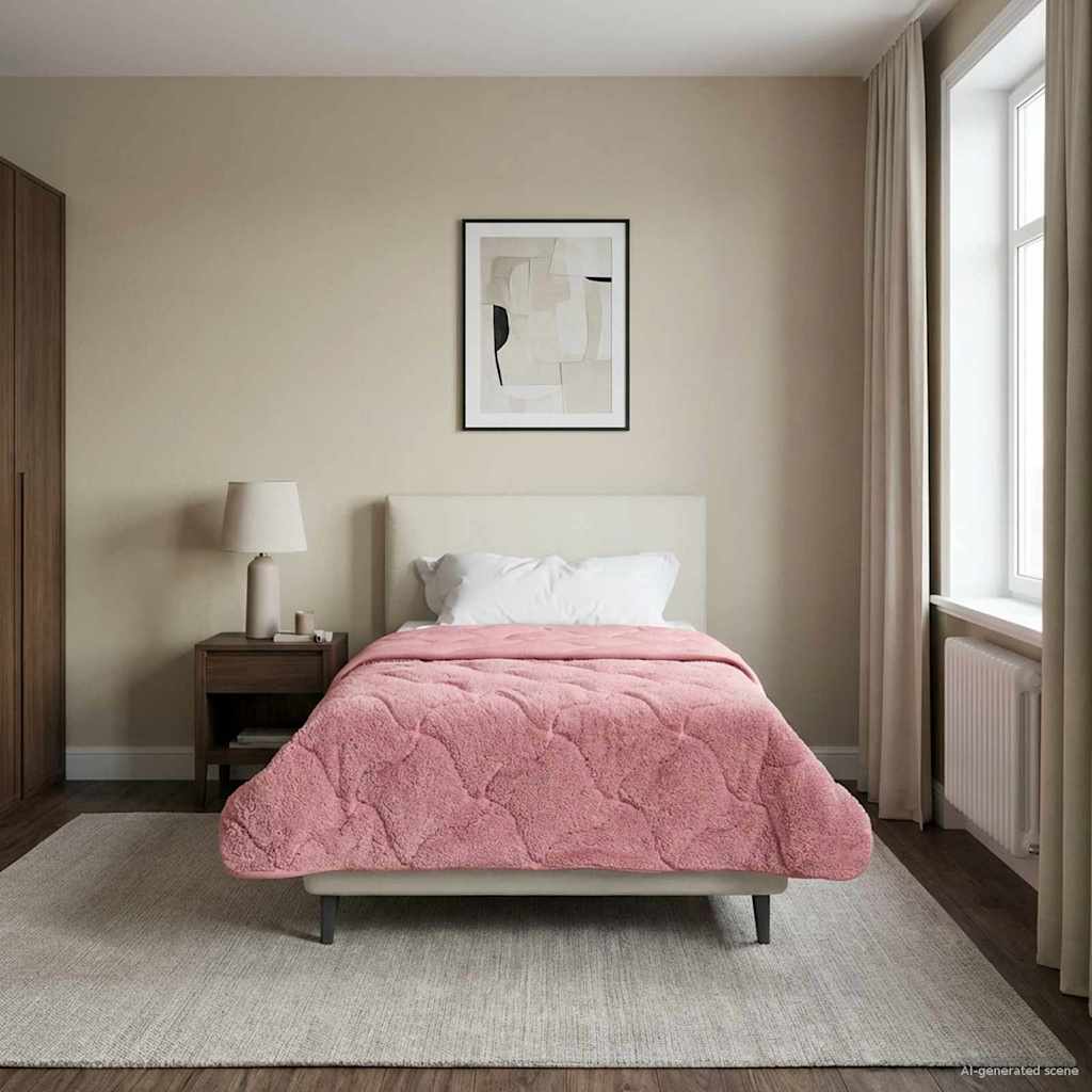 Piumino Letto Estivo 140 x 220 cm Estate Rosa Traspirante
