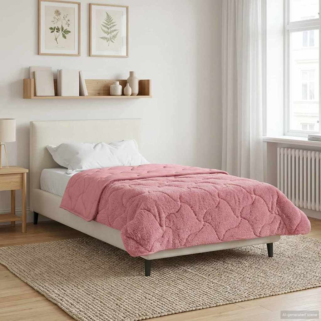 Piumino Letto Estivo 155 x 220 cm Estate Rosa Traspirante