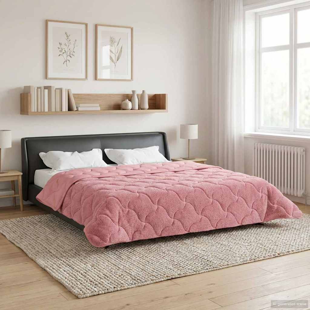 Piumino Letto Estivo 220 x 240 cm Estate Rosa Traspirante