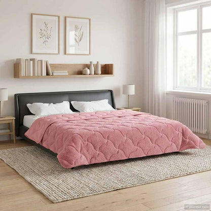 Piumino Letto Estivo 220 x 240 cm Estate Rosa Traspirante