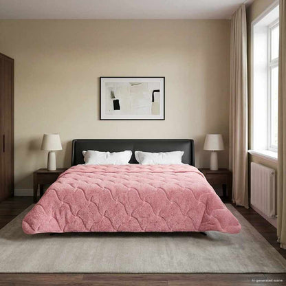 Piumino Letto Estivo 220 x 260 cm Estate Rosa Traspirante