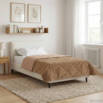 Piumino Letto Estivo 135 x 200 cm Estate Tortora Traspirante