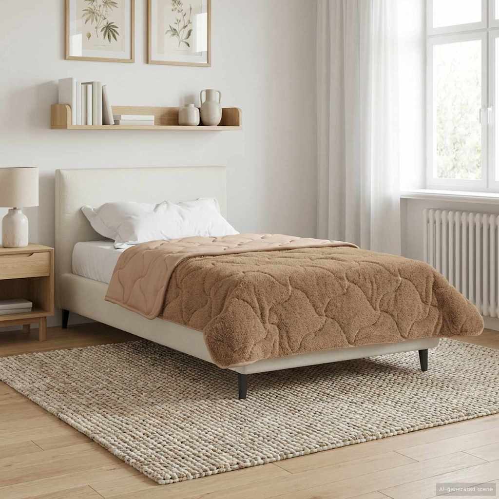Piumino Letto Estivo 140 x 220 cm Estate Tortora Traspirante