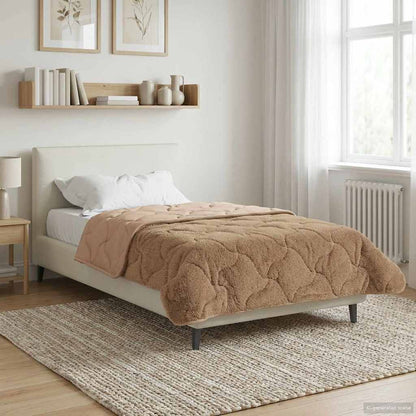 Piumino Letto Estivo 155 x 200 cm Estate Tortora Traspirante