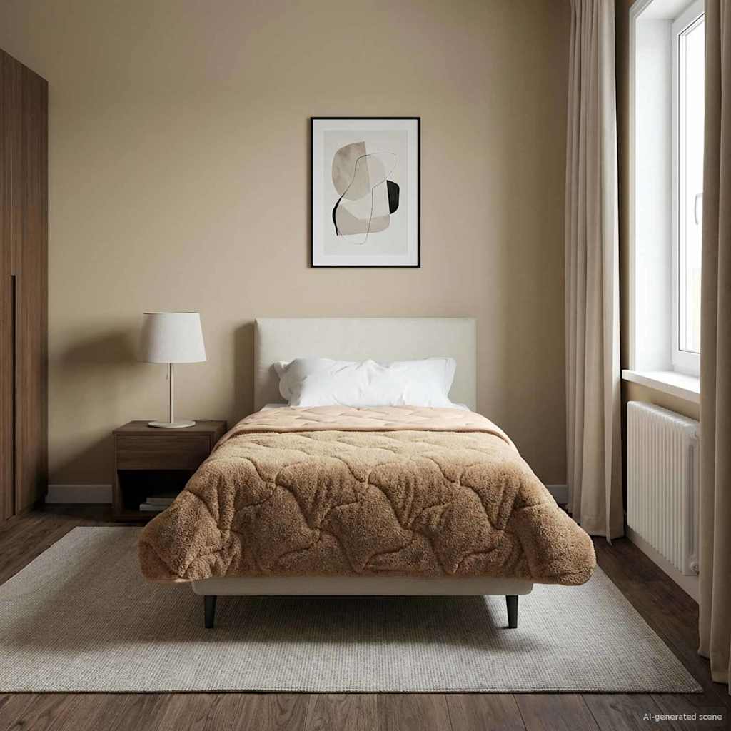 Piumino Letto Estivo 155 x 200 cm Estate Tortora Traspirante