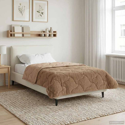 Piumino Letto Estivo 135 x 220 cm Estate Tortora Traspirante