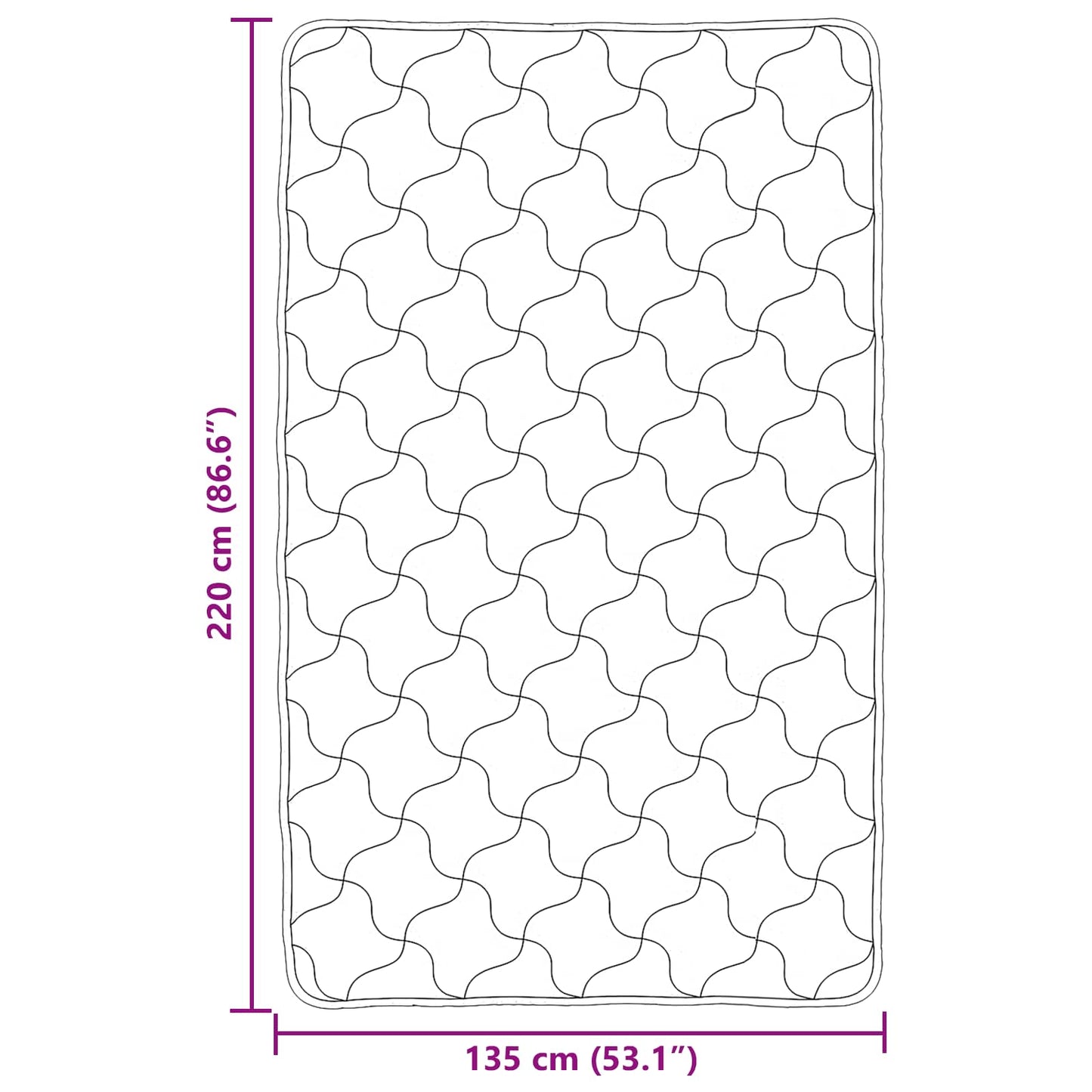 Piumino Letto Estivo 135 x 220 cm Estate Tortora Traspirante