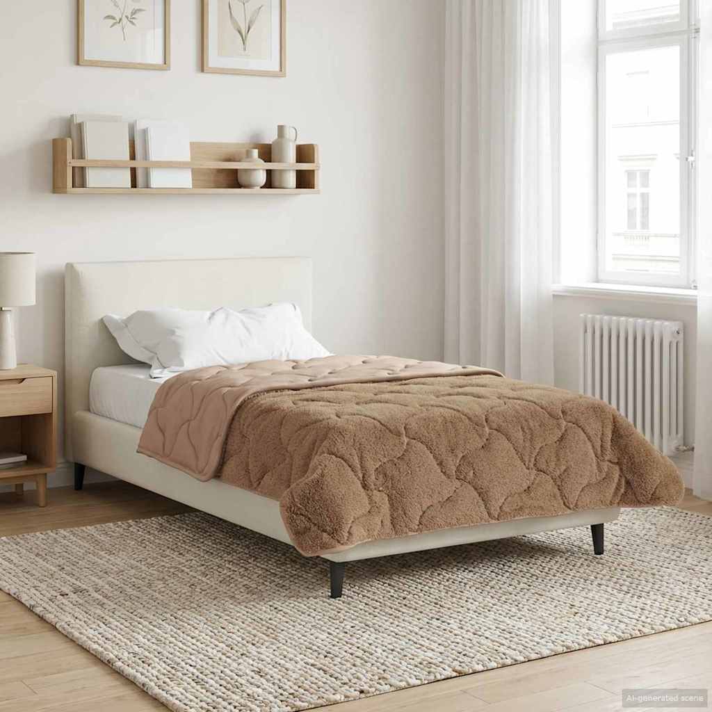 Piumino Letto Estivo 140 x 220 cm Estate Tortora Traspirante