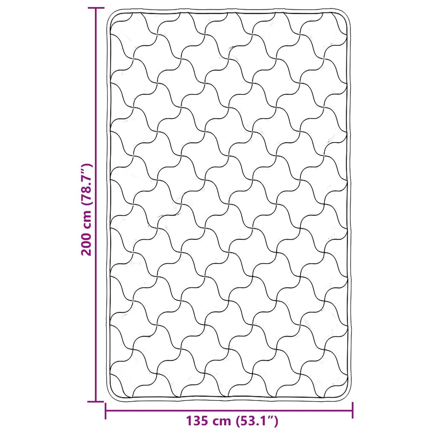 Piumino Letto Estivo 135 x 200 cm Estate Crema Traspirante