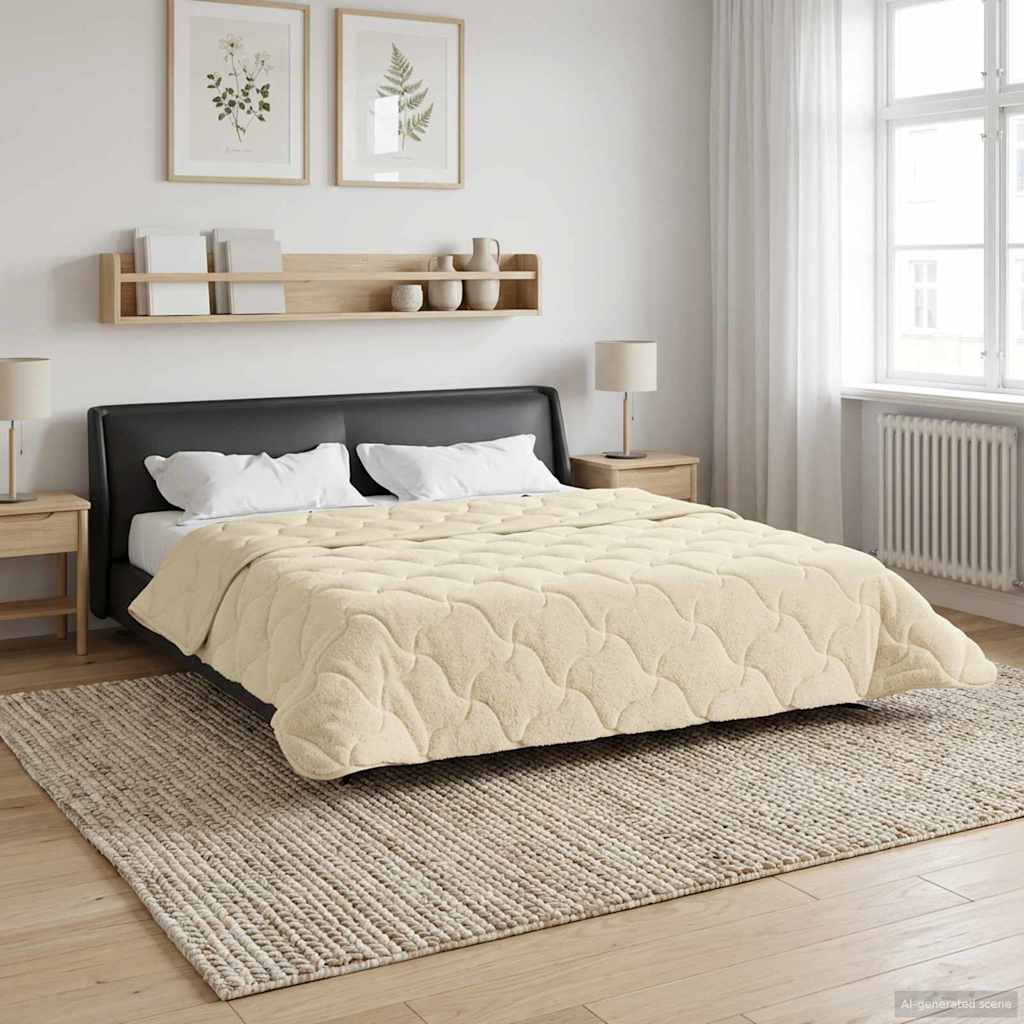Piumino Letto Estivo 200 x 240 cm Estate Crema Traspirante