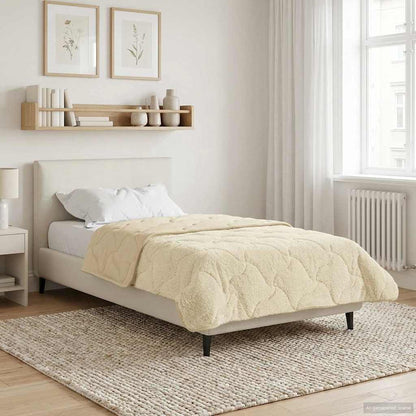 Piumino Letto Estivo 135 x 220 cm Estate Crema Traspirante