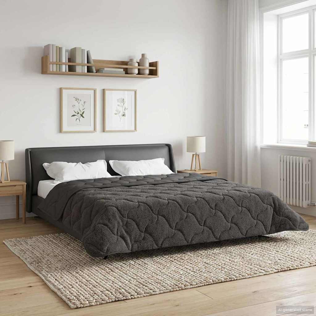 Piumone Completo Annuale Trapuntato Antracite 200 x 200 cm
