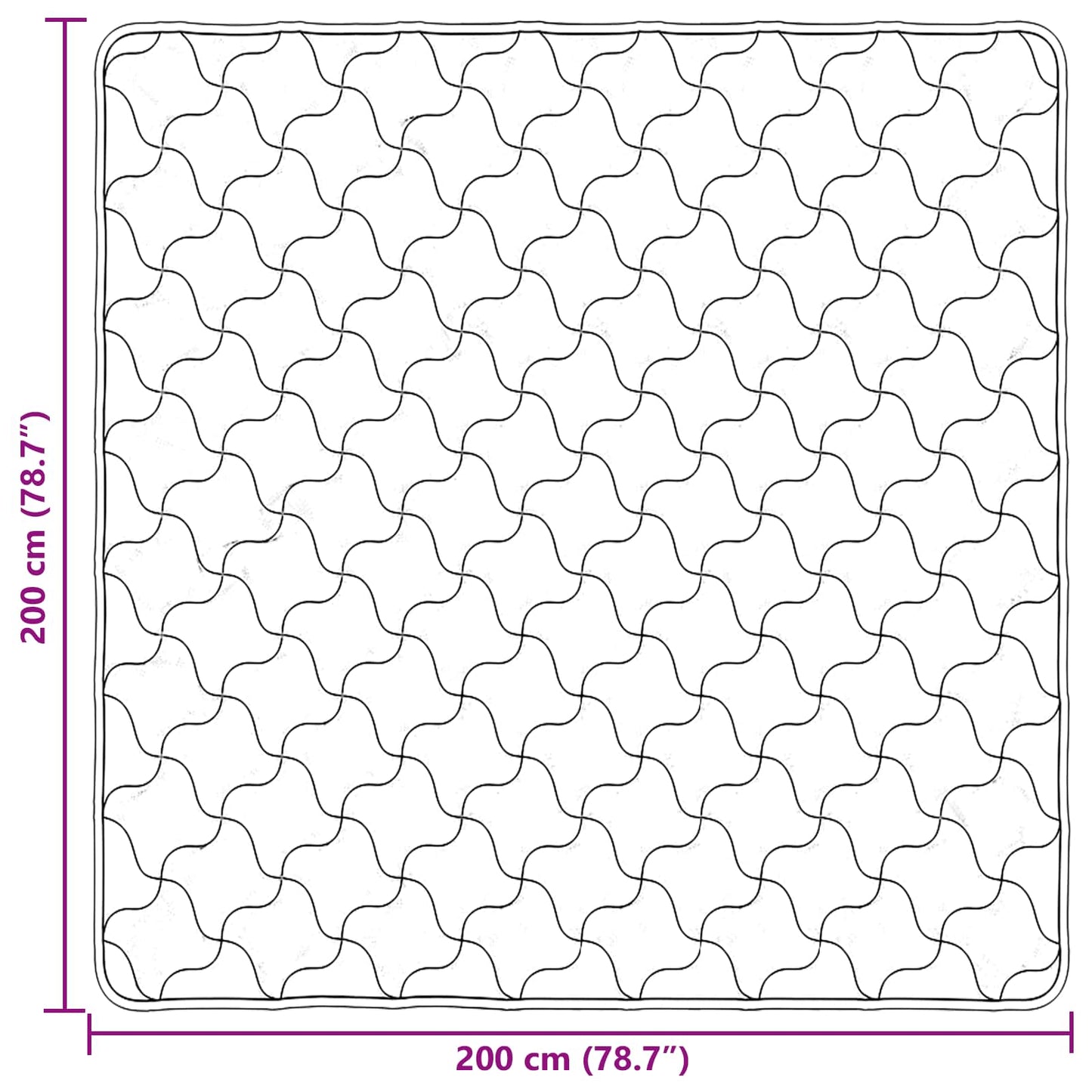 Piumone Completo Annuale Trapuntato Antracite 200 x 200 cm