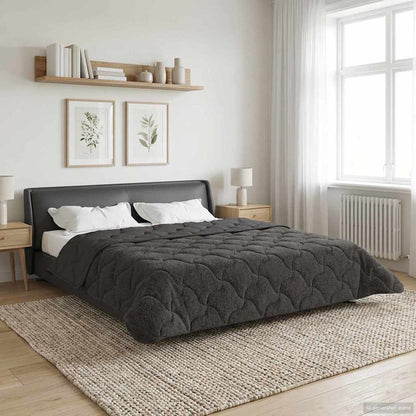 Piumone Completo Annuale Trapuntato Antracite 200 x 240 cm
