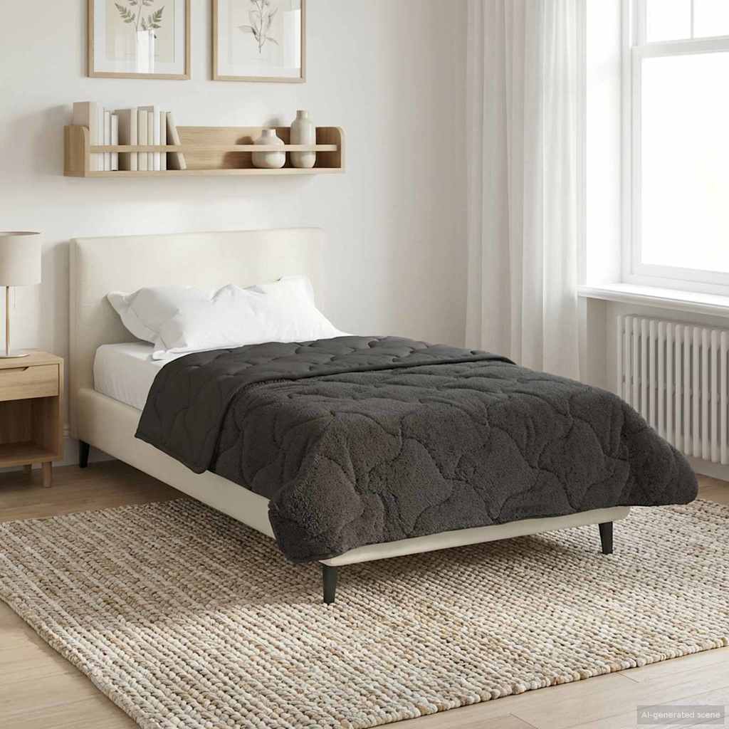 Piumone Completo Annuale Trapuntato Antracite 135 x 200 cm