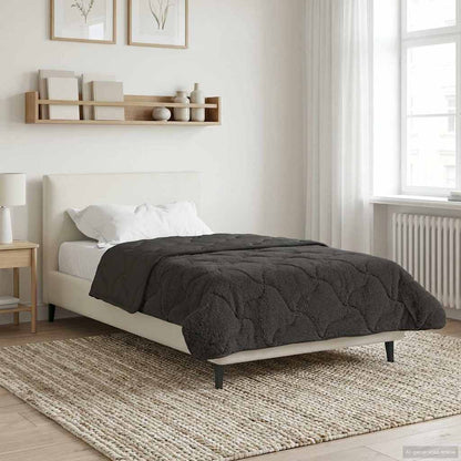 Piumone Completo Annuale Trapuntato Antracite 140 x 220 cm