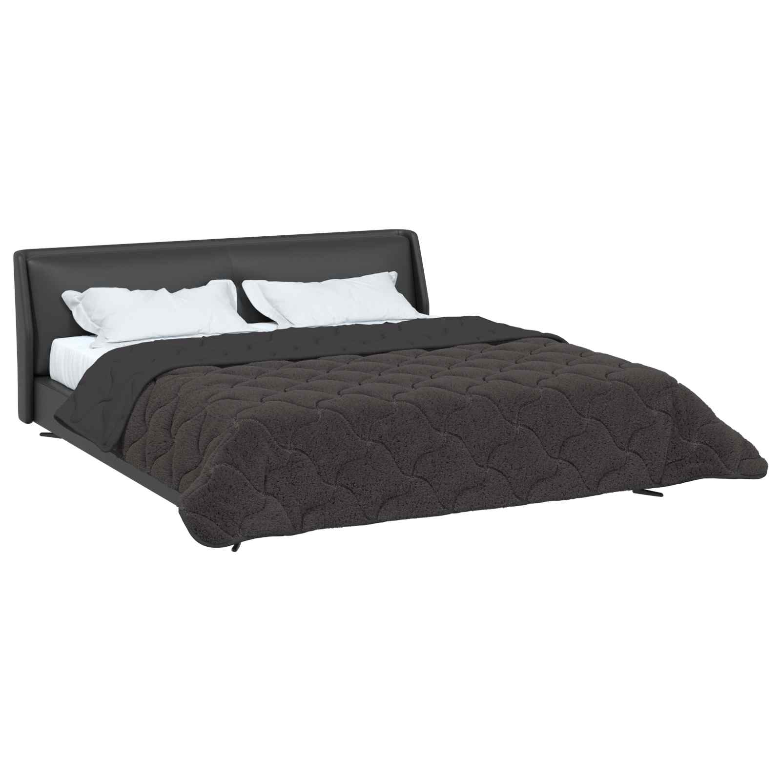 Piumone Completo Annuale Trapuntato Antracite 220 x 260 cm | homemem39